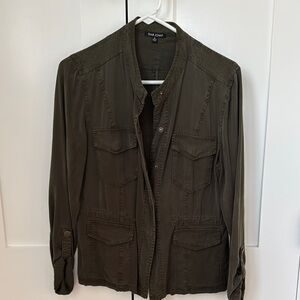 Olive Green Casual Jacket by Dear John